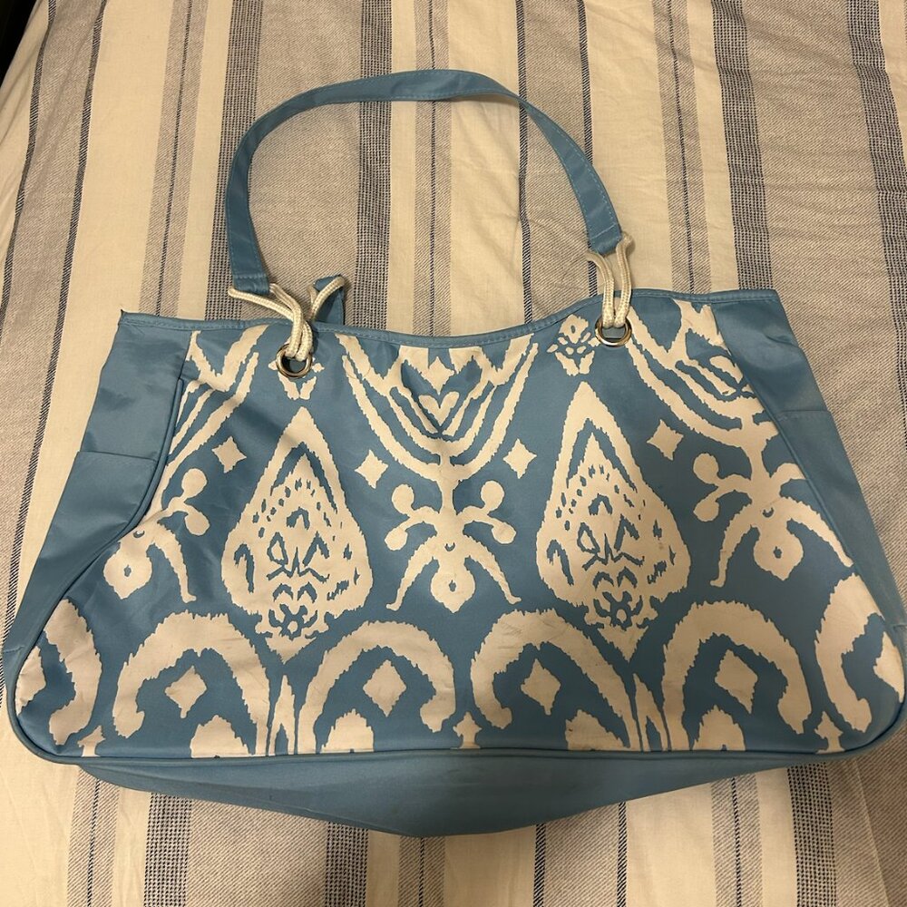 Light Blue Duffel Bag